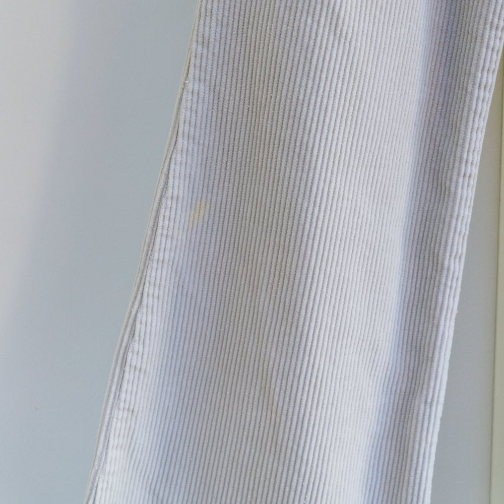 Y2K Cream Rib Corduroy Pants - Picture 3 of 8